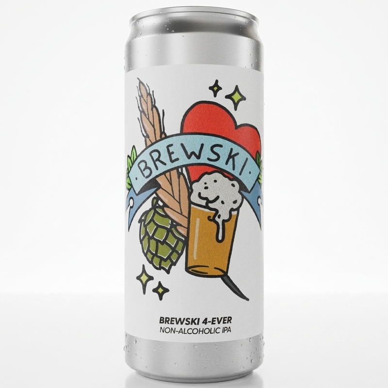 Brewski 4-Ever - Brewski IPA - American 330ml - 2