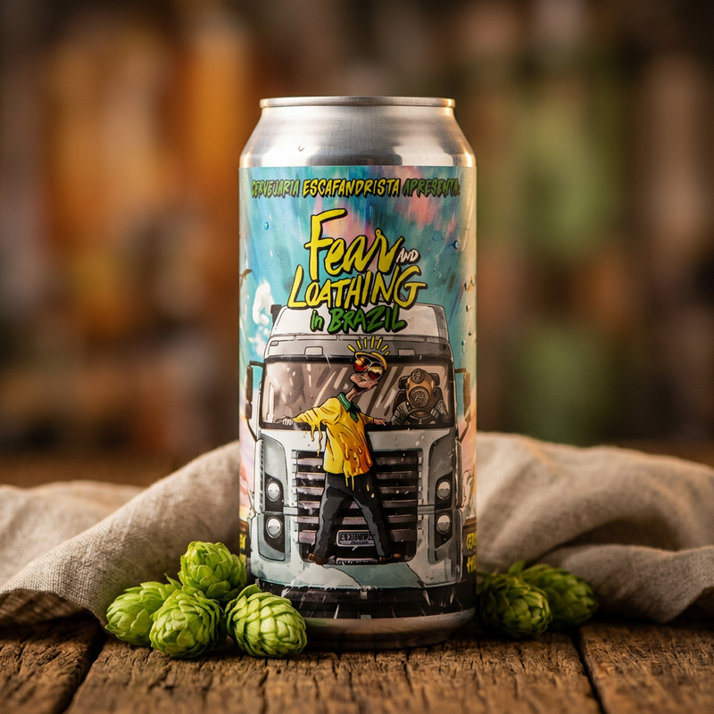 Fear and Loathing in Brazil - Cervejaria Escafandrista IPA - Imperial / Double New England / Hazy 440ml - 1