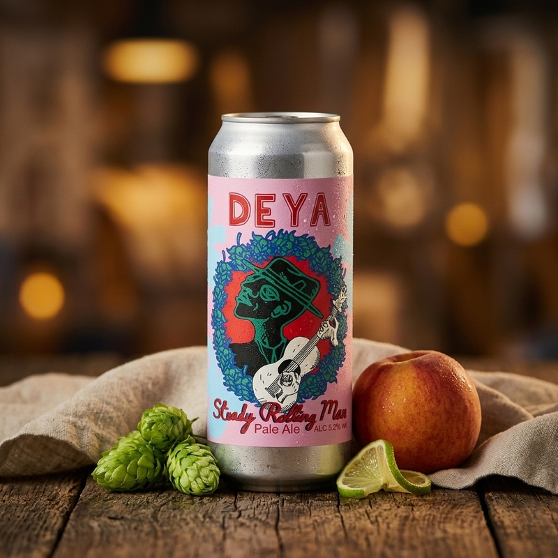 Steady Rolling Man - DEYA Brewing Company Pale Ale - New England / Hazy 500ml - 1