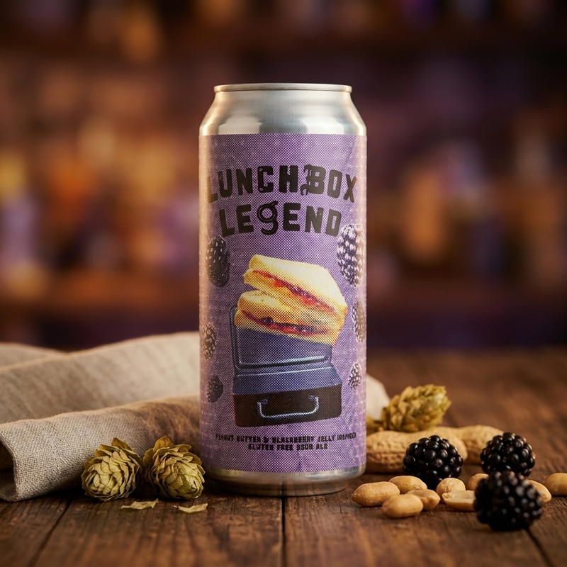 Lunchbox Legend: Blackberry - More Brewing Company Sour - Fruited 473ml - 1