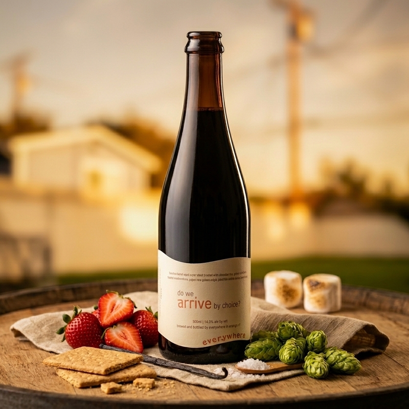 do we ARRIVE by choice? - everywhere brewing Stout - Imperial / Double Pastry 500ml - 1