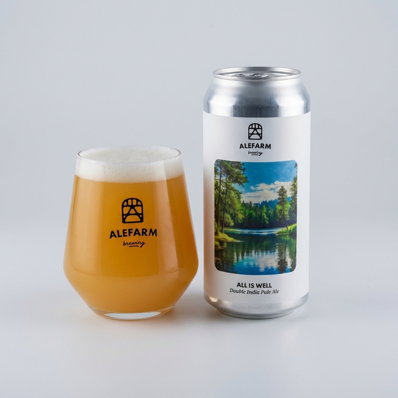 All Is Well - Alefarm Brewing IPA - Imperial / Double New England / Hazy 440ml - 2
