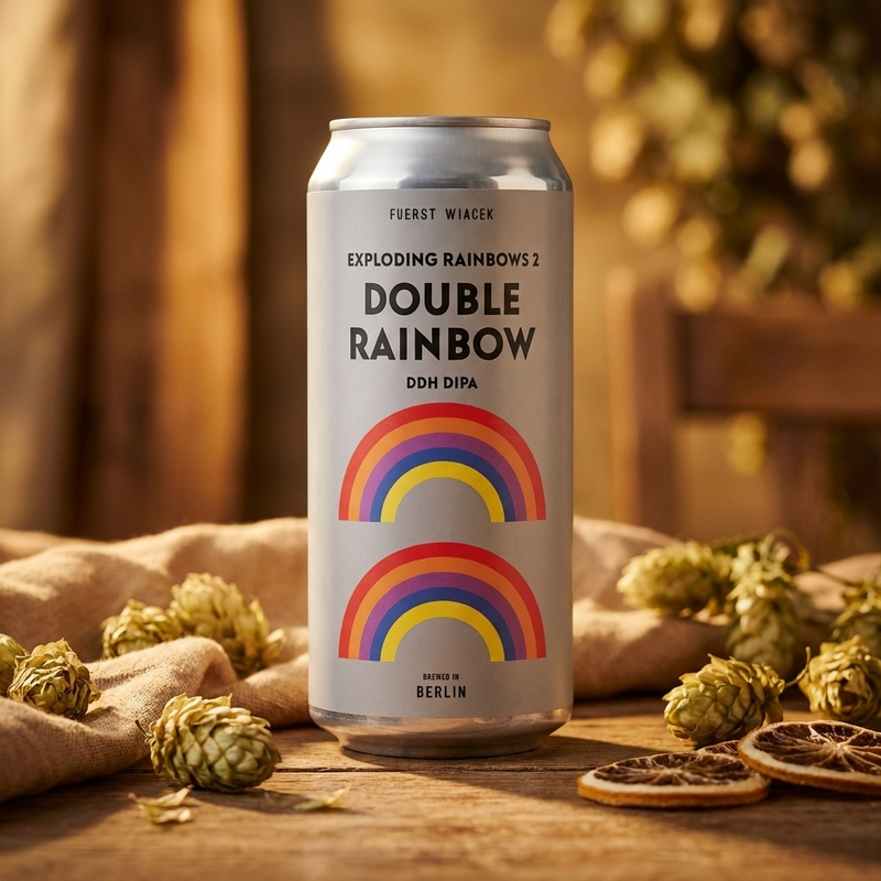 Exploding Rainbows 2: Double Rainbow - FUERST WIACEK Berlin IPA - Imperial / Double New England / Hazy 440ml - 2