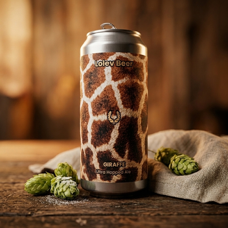 Giraffe - Lolev Beer IPA - Imperial / Double New England / Hazy 473ml - 1