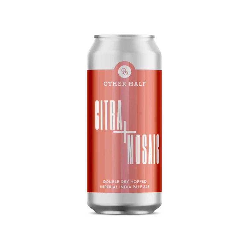 Citra + Mosaic - Other Half Brewing Co. IPA - Imperial / Double New England / Hazy 473ml - 1