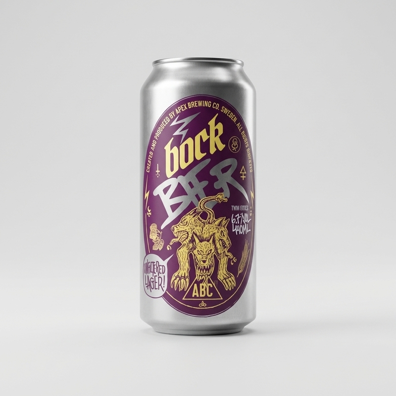 Twin Cities Bokbier - Apex Brewing Company Lager - Dark 440ml - 1