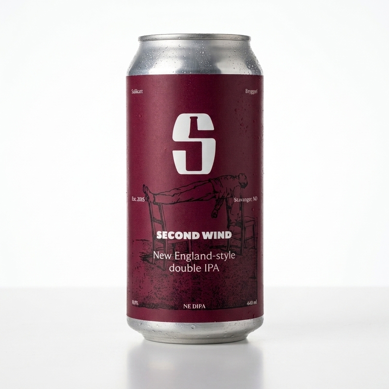 Second Wind - Salikatt IPA - Imperial / Double New England / Hazy 440ml - 2