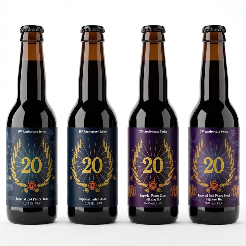 Imperial Iced Pastry Stout (20th Anniversary) - Brouwerij Emelisse Bock - Eisbock 330ml - 1