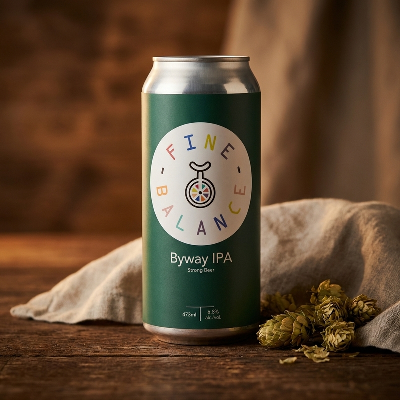 Byway IPA - Fine Balance Brewing IPA - New England / Hazy 473ml - 2