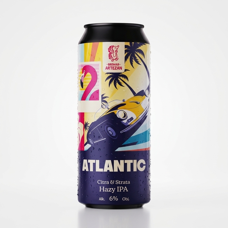 Atlantic - Browar Artezan IPA - New England / Hazy 500ml - 1