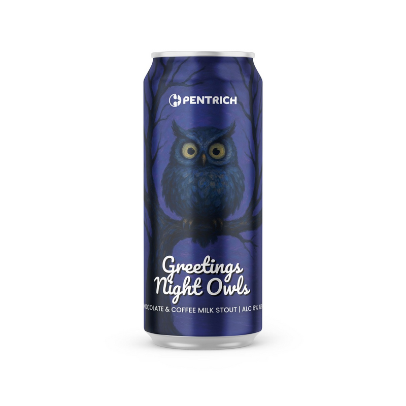 Greetings Night Owls - Pentrich Brewing Co. Porter - Coffee 440ml - 1