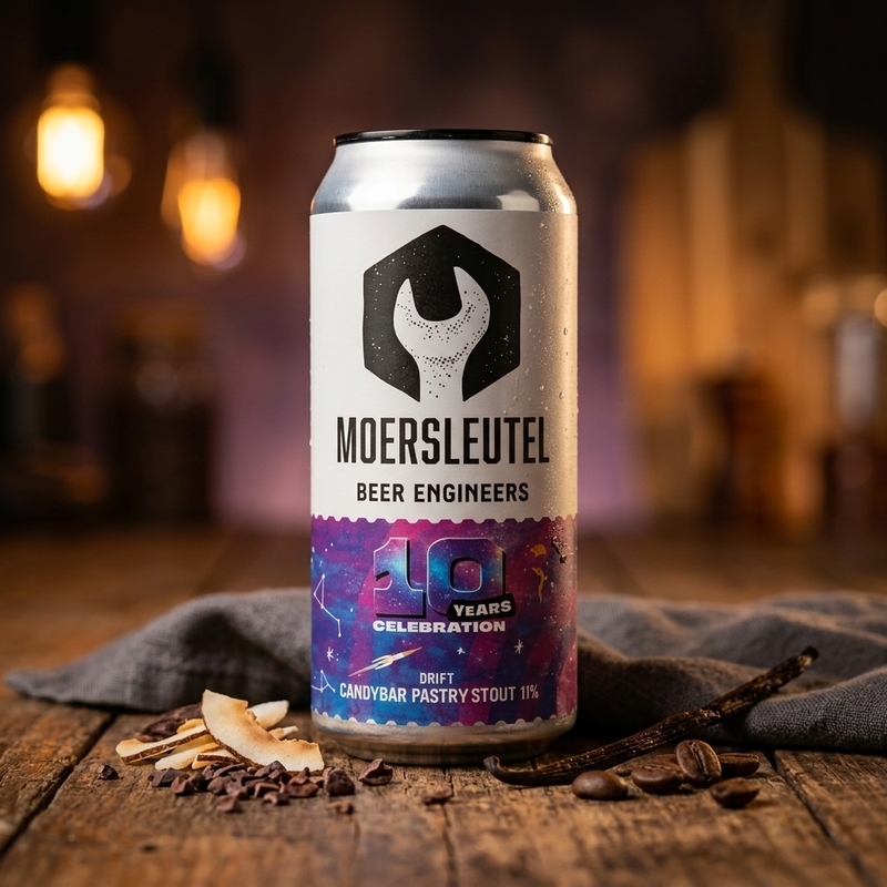 10 Years Celebration: Drift - Moersleutel Craft Brewery Stout - Imperial / Double Pastry 440ml - 2