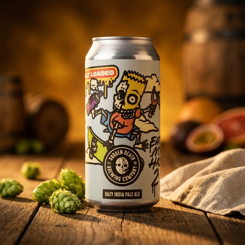 Eat My Haze 2 - Sudden Death Brewing Co. IPA - New England / Hazy 440ml - 2