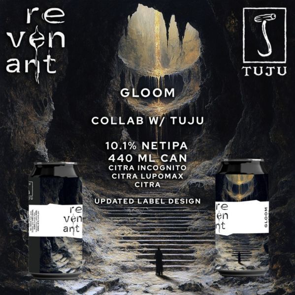 Gloom (Tuju collab) - Revenant Brewing Project IPA - Triple New England / Hazy 440ml - 1