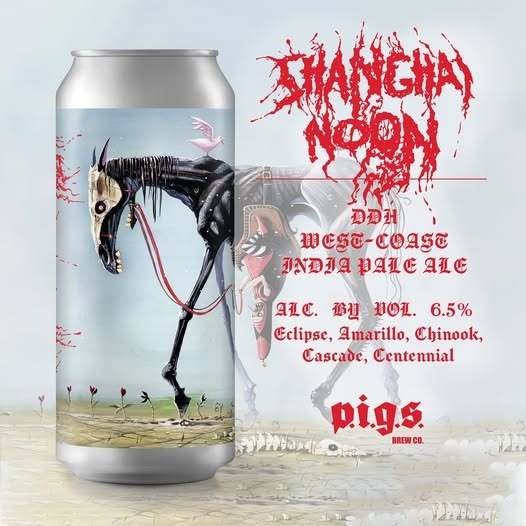 Shanghai Noon - P.i.g.s. Brew Co. IPA - American 440ml - 1