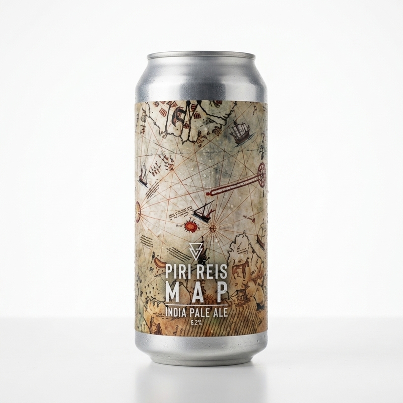 Piri Reis Map - Azvex Brewing Company IPA - New England / Hazy 440ml - 2