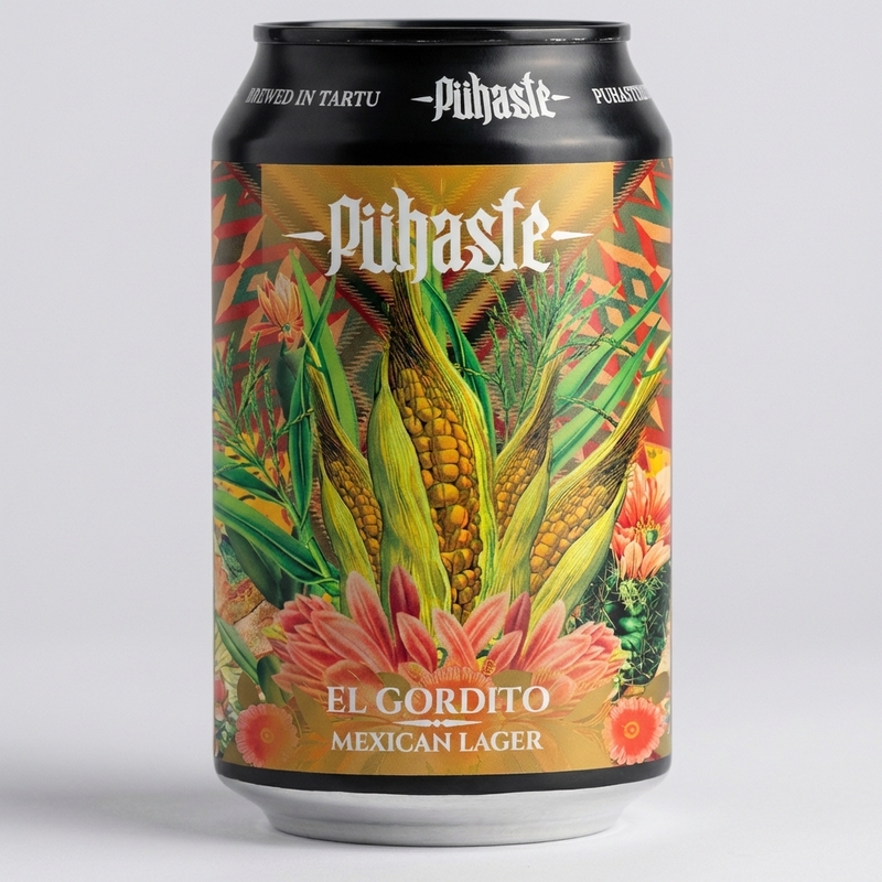 El Gordito - Pühaste Brewery Lager - Mexican 330ml - 1
