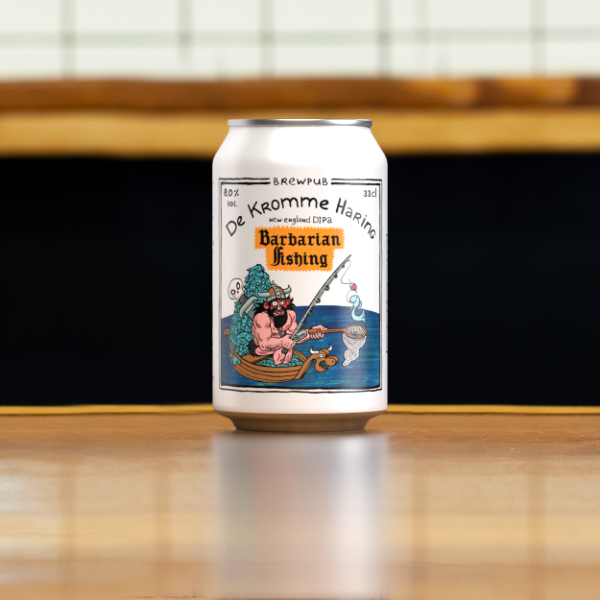 Barbarian Fishing v20 - De Kromme Haring IPA - Imperial / Double New England / Hazy 330ml - 1