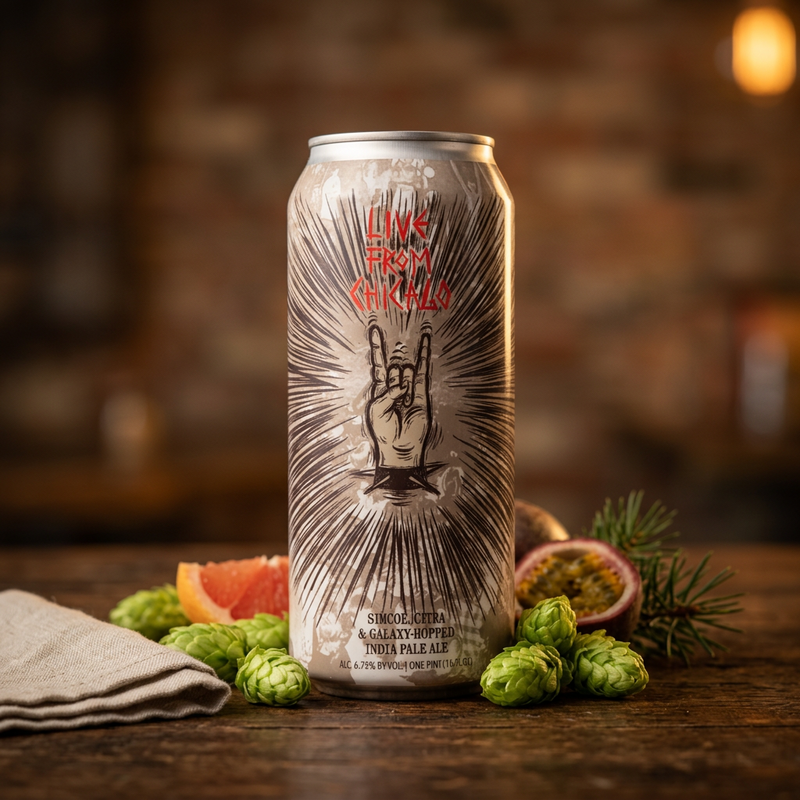 Live From Chicago / Crushed By Giants - Hop Butcher For The World IPA - American 473ml - 2