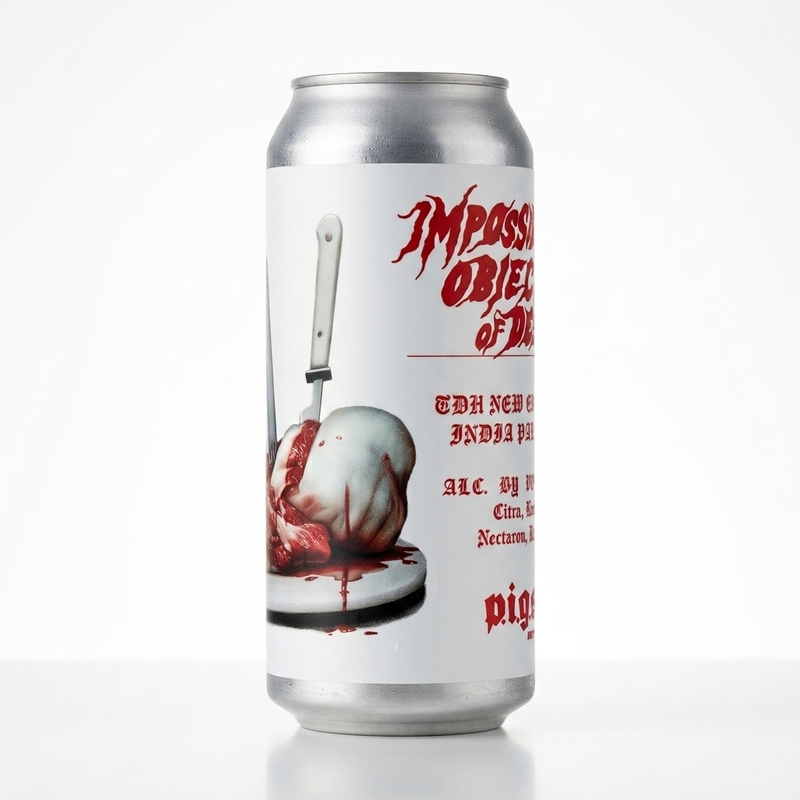 Impossible Objects of Desire - P.i.g.s. Brew Co. IPA - Triple New England / Hazy 440ml - 2