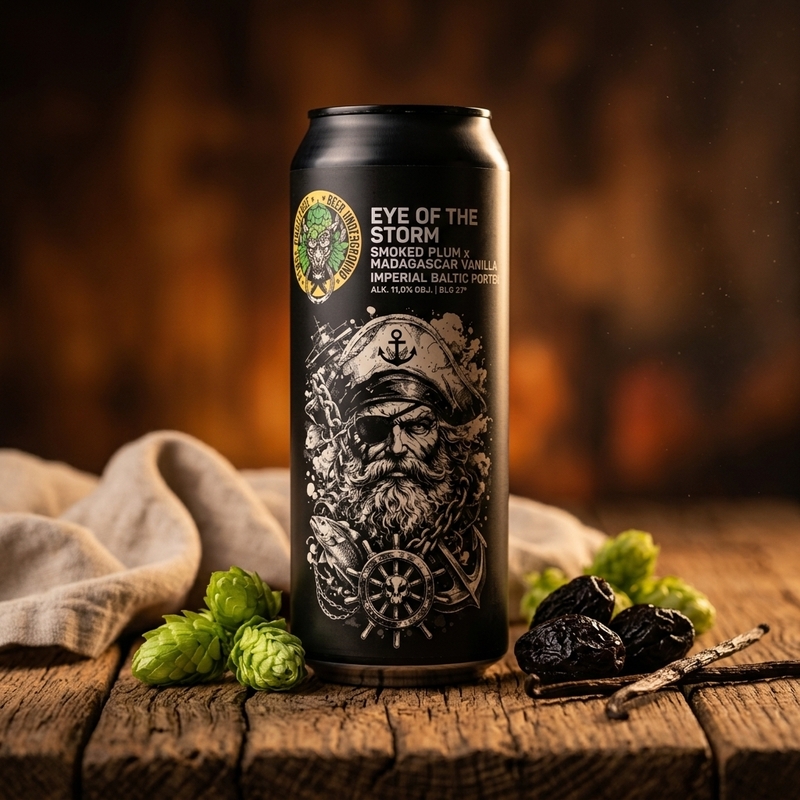 Eye of the Storm - Piwne Podziemie / Beer Underground Porter - Imperial / Double Baltic 500ml - 2