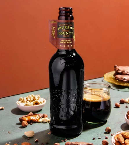 Bourbon County Brand Chocolate Praline Stout 2025 - Goose Island Beer Co. Stout - Imperial / Double Pastry 500ml - 1