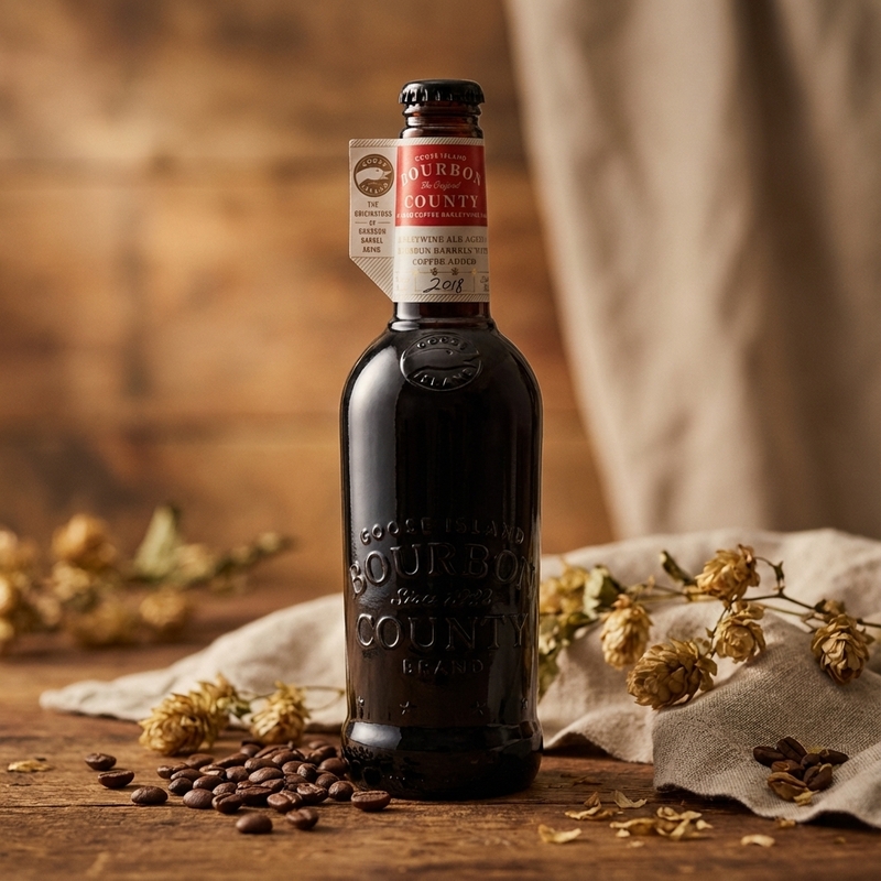 Bourbon County Brand Coffee Barleywine (2018) - Goose Island Beer Co. Barleywine - English 500ml - 2