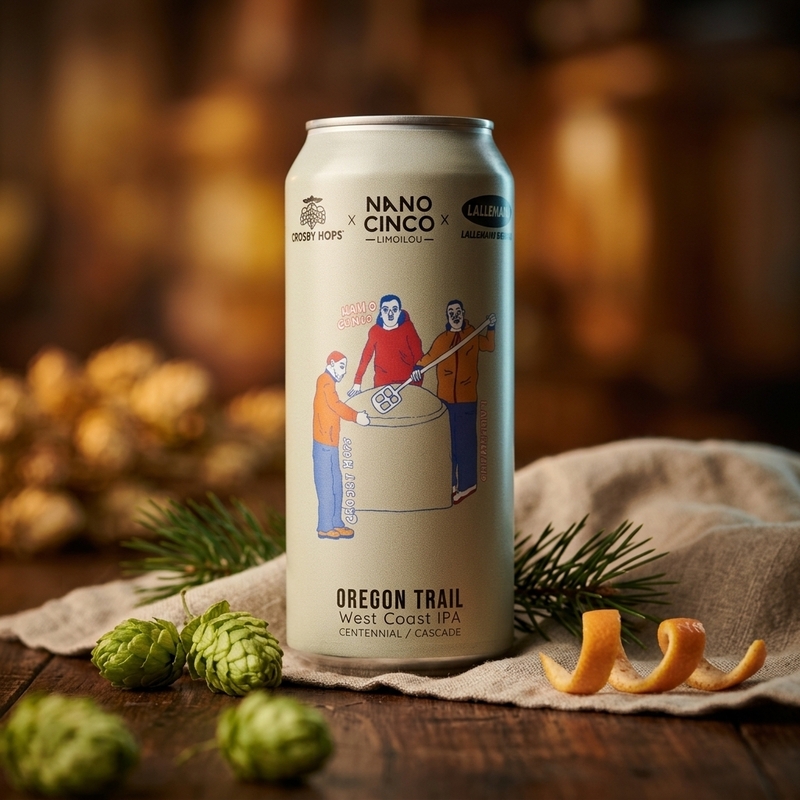 Oregon Trail - Nano Cinco IPA - American 473ml - 1