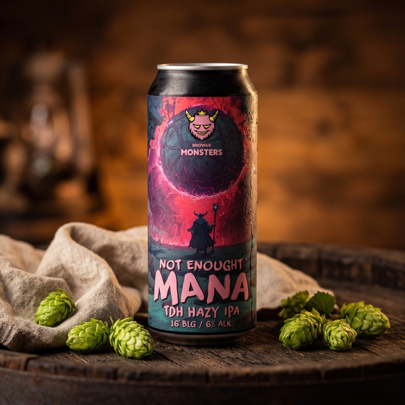 Not Enough Mana - Browar Monsters IPA - New England / Hazy 500ml - 2