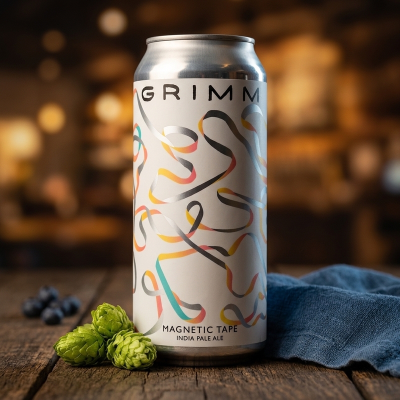 Magnetic Tape - Grimm Artisanal Ales IPA - New England / Hazy 473ml - 1