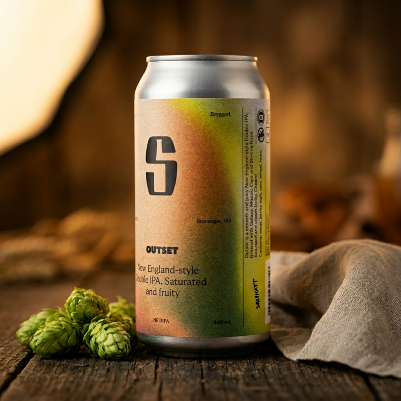 Outset - Salikatt IPA - Imperial / Double New England / Hazy 440ml - 2