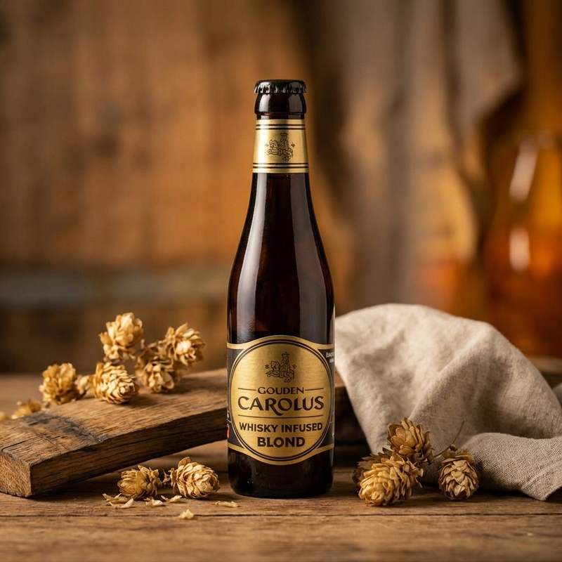Gouden Carolus Whisky Infused Blond - Brouwerij Het Anker Belgian Strong Golden Ale 330ml - 1