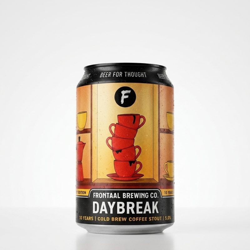 Frontaal Daybreak - Frontaal Brewing Co. Non-Alcoholic Beer - Porter / Stout 330ml - 2