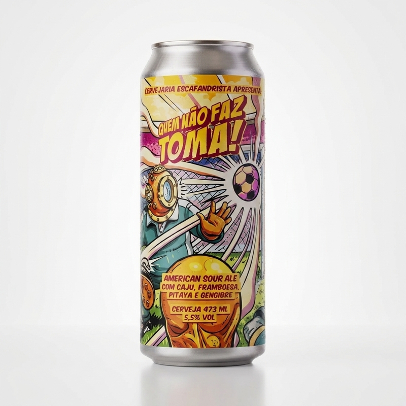 Quem não faz toma - Cervejaria Escafandrista Sour - Fruited 473ml - 2
