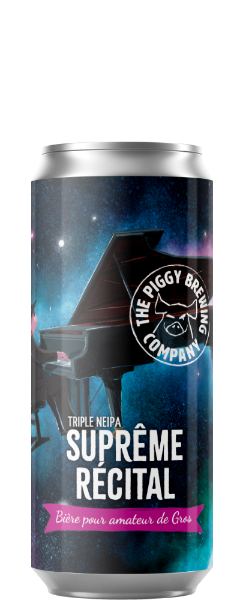 Supreme Recital - The Piggy Brewing Company IPA - Triple New England / Hazy 440ml - 1