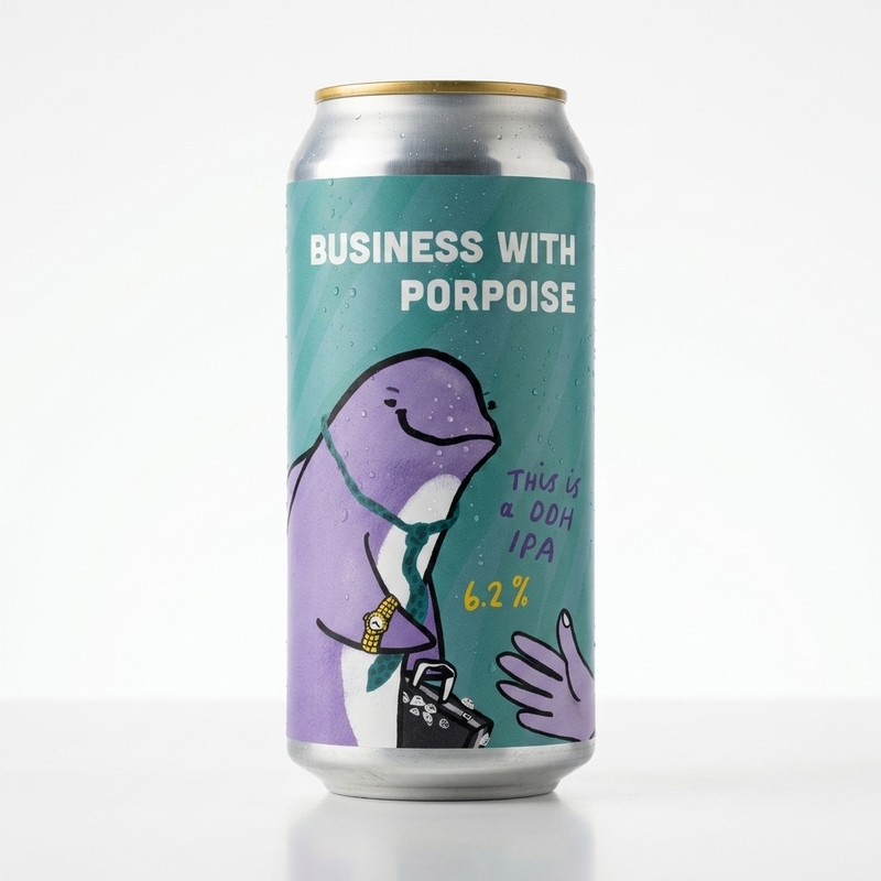 Business With Porpoise - Pretty Decent Beer Co IPA - New England / Hazy 440ml - 2