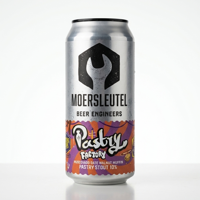 Pastry Factory: Muscovado Date Walnut Muffin - Moersleutel Craft Brewery Stout - Imperial / Double Pastry 440ml - 2