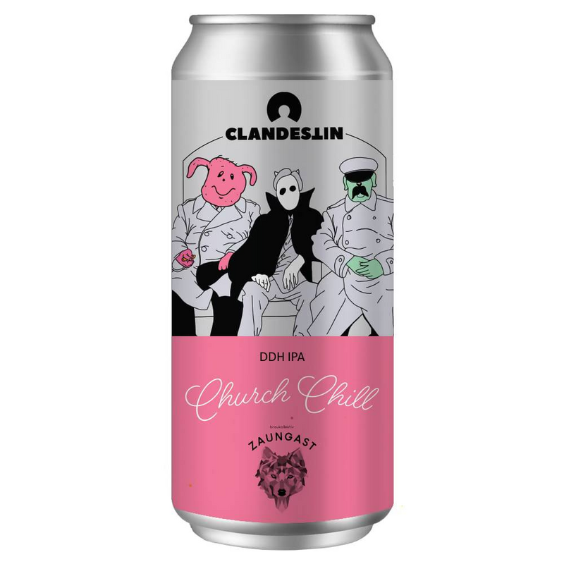 CHURCH CHILL - Clandestin Beer IPA - American 500ml - 1