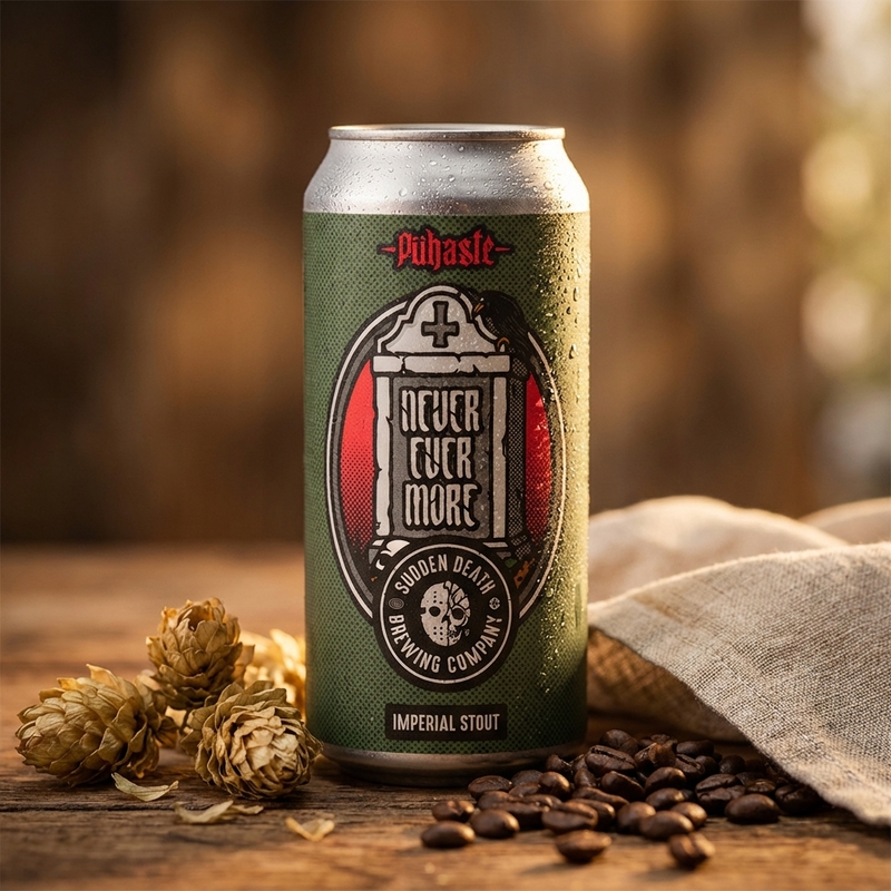Never Evermore - Sudden Death Brewing Co. Stout - Imperial / Double 440ml - 2