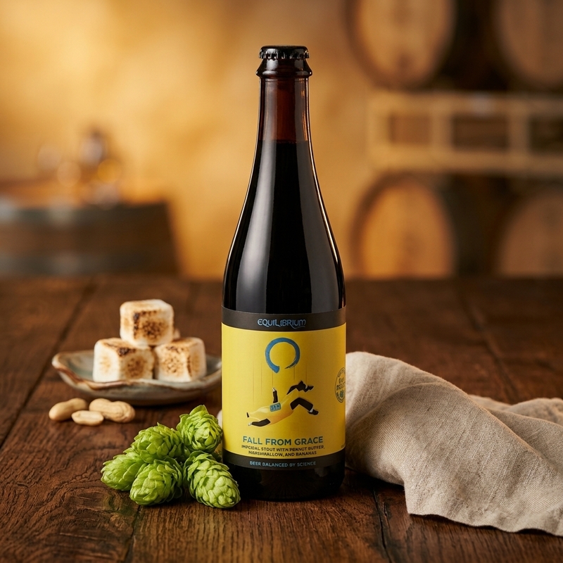 Fall From Grace (2026) - Equilibrium Brewery Stout - Imperial / Double Pastry 500ml - 1