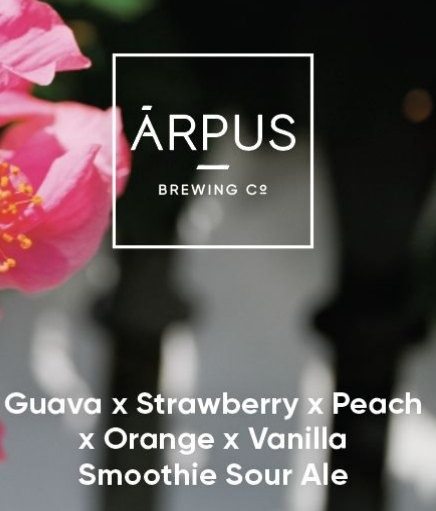 Guava x Strawberry x Peach x Orange x Vanilla Smoothie Sour Ale - Ārpus Brewing Co. Sour - Smoothie / Pastry 440ml - 1