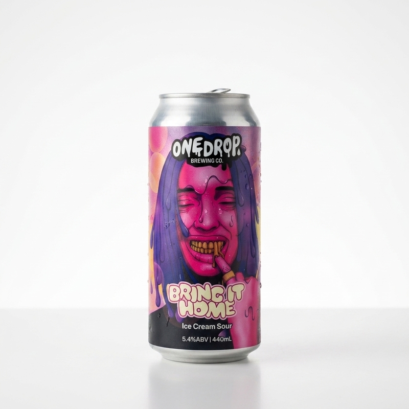 Bring It Home - One Drop Brewing Co Sour - Smoothie / Pastry 440ml - 2