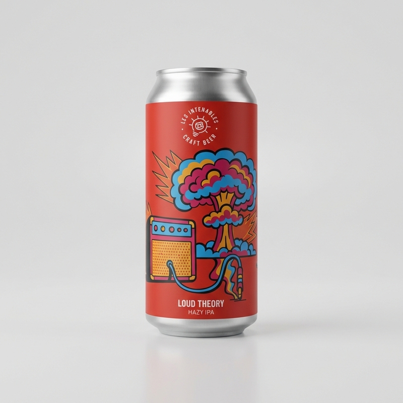 Loud Theory - Les Intenables - Craft Beer IPA - New England / Hazy 440ml - 2
