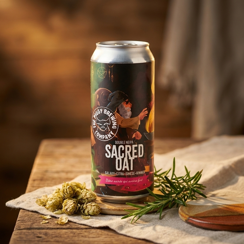 Oat Quantum - The Piggy Brewing Company IPA - Triple New England / Hazy 440ml - 2