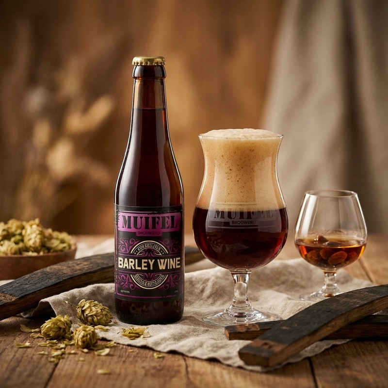 Barleywine Rum Rozijnen - Muifelbrouwerij Barleywine - Other 330ml - 2