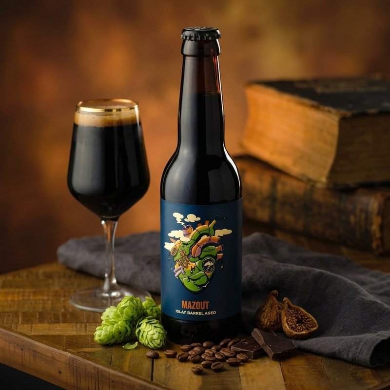 Mazout Islay - Hoppy Road Stout - Russian Imperial 330ml - 2