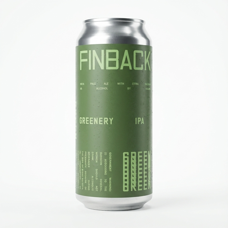Greenery - Finback Brewery IPA - American 473ml - 1