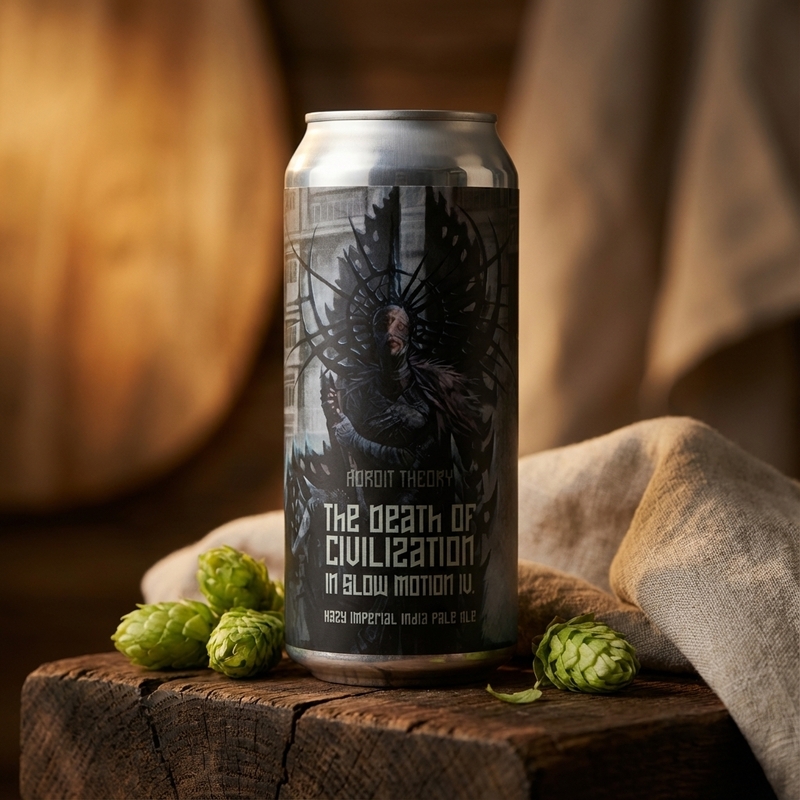 The Death of Civilization In Slow Motion IV. (Ghost VUVALINI) - Adroit Theory IPA - Imperial / Double New England / Hazy 473ml - 1