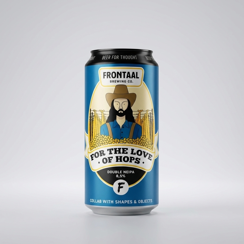 For The Love Of Hops 'Shapes & Objects' - Frontaal Brewing Co. IPA - Imperial / Double New England / Hazy 440ml - 1