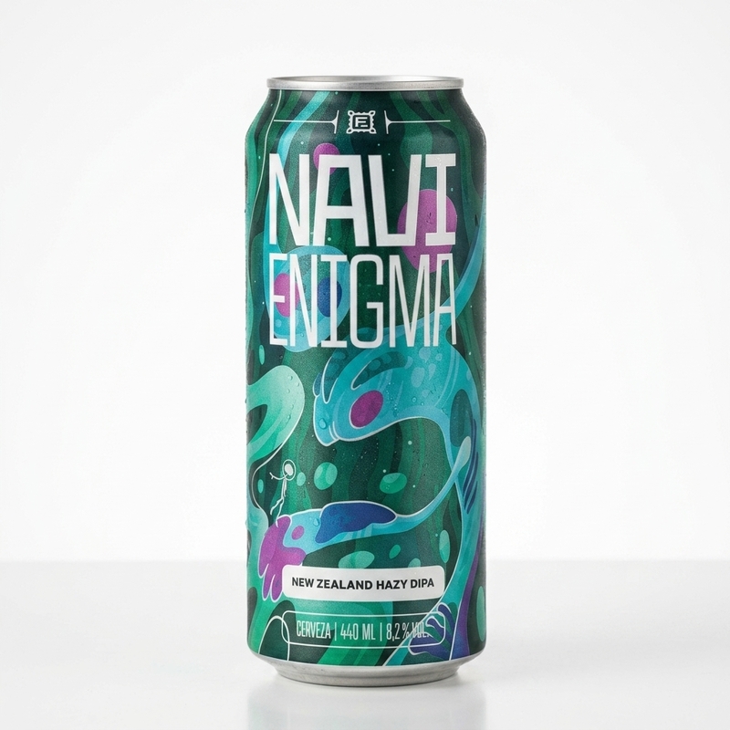 Navi Enigma - Cervejaria Fermi IPA - Imperial / Double New England / Hazy 440ml - 1